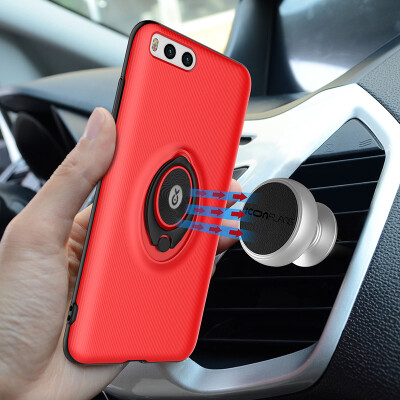 

Biya Zi (BIAZE) millet 6 phone shell / protective cover all-inclusive drop ring buckle bracket men and women scrub shell king series JK205-red