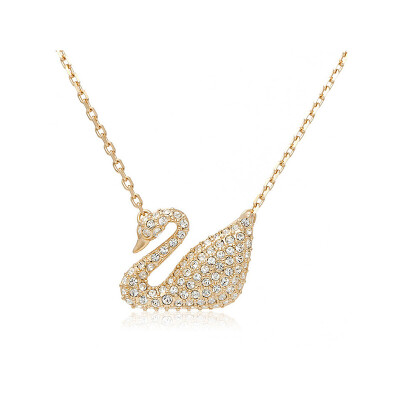 

SWAROVSKI Swarovski кристаллическое ожерелье 5063921 Gold Little Swan