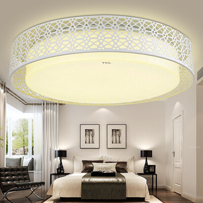 

TCL LED потолок Снежный Гибискус 72W белого свет Железного Living кабинета офис ресторана освещение спальни лампой 910 * 680мм площади