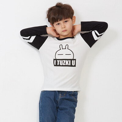 

DICI (DICI) Shu skin elastic cotton children round neck long sleeve shirt 2C025A0 Ma gray 140