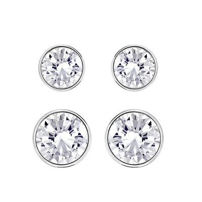 

SWAROVSKI Swarovski родия гальваническим проколол серьги серьги костюм 5181485