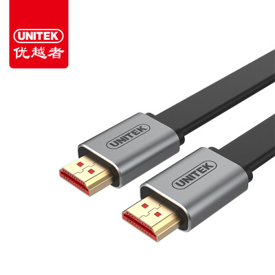 

Улучшенный человек (UNITEK) HDMI 2.0 4K линия преобразование цифрового видеосигнала линия 3 метра телевидение высокой четкости монитор, подключенный к компьютеру интерфейсный кабель сплава плоского кабеля линии Y-C1017BBK