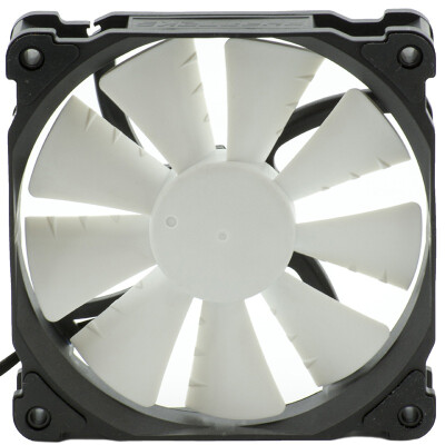 

PHANTEKS F120XP black&white 12cm computer chassis cooling PWM fan 4-pin large air volume hydraulic bearing temperature control with long lines with cushioning cushion low noise