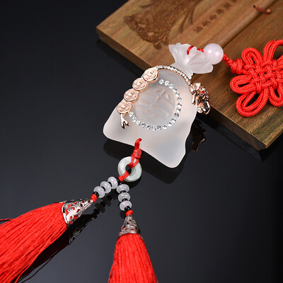 

Mohua Luode car pendant decoration car pendant car accessories car pendant pendant crystal wind chime SJFL001