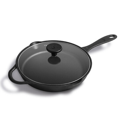 

Cast вкус (Джилл Мей) 26см Сковорода чугунная плита горшок огонь Универсальный стеклянный участок крышки