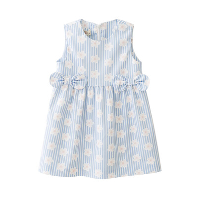 

Cicie Kids Girl Print Bowknot Princess Skirt Vest Skirt Vest Skirt Dress 163010 Blue 110