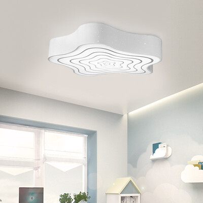 

First LED ceiling lamp modern simple lighting living room lights bedroom lights energy saving environmental protection 44 44cm white DD2702