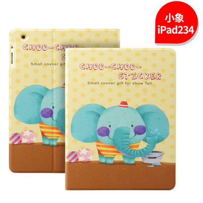 

iPad4 Case ipad3 Чехол ipad2 Tablet PC Leather Sleeve Cartoon Sleeping All-Inclusive Case