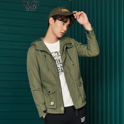 

Semir Jacket Male 2017 Autumn Men's Hooded Jacket Korean Tide Tank Top 13316091006 Chinese Blue