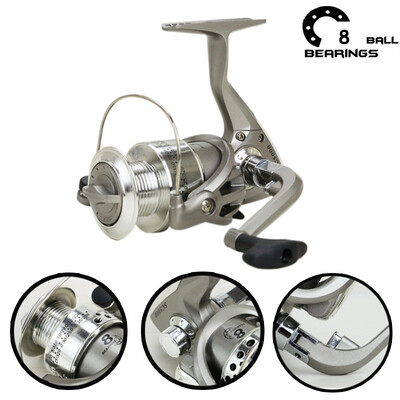 

Fishing Reels 8BB 1000-7000 Spinning Reel 5.5:1 China Feeder Carp Equipment reel Carretilha de pesca molinete Shimano