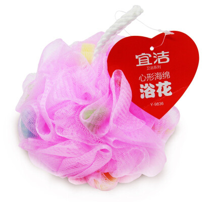 

Jingdong supermarket] Yi Jie (yekee) heart-shaped sponge bath flower Y-9836
