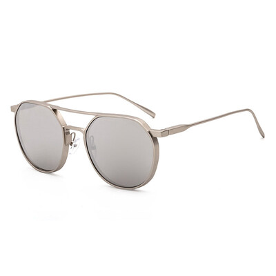 

Men and women with the classic metal color sunglasses alfine pilots sunglasses metal frame glasses
