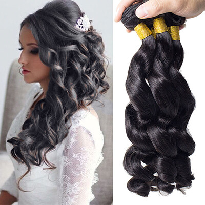 

Unprocessed 8A Brazilian Loose Wave Virgin Hair Remy Brazilian Virgin Hair Extension 4Pcs Free Shipping Human Hair Weave Bundles