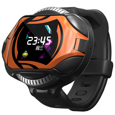 

Terra Star ring children&39s smart phone watch orange body movement positioning GPS anti-lost watch