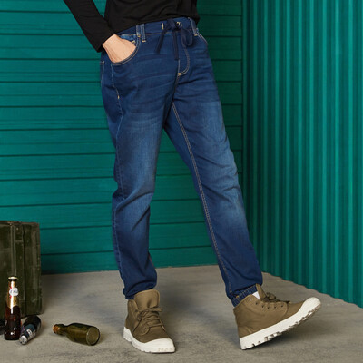 

Semir Jeans Male 2017 Fall Men's Feet Pants Korean Stretch Foot Trousers Trousers Trousers 11316241106 Cowboy Deep Blue L