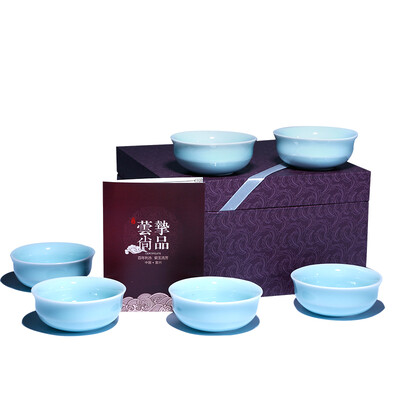 

A hundred years of Li Yongqing porcelain products Ming Cup Qingbo Cup small cup Kung Fu cup 6 loaded