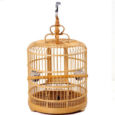 

Хань Хань бамбук рай бамбук клетка птичья клетка молочница скворец большой бамбук клетка бамбук клетка бамбук клетка полный поддержки основного цвета диаметром 33см