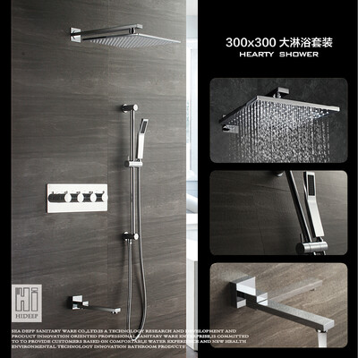 

HIDEEP thermastatic shower set rain shower mixer