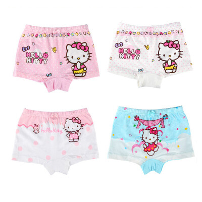 

Hello Kitty (HELLO KITTY) children's underwear girls flat pants children's wear shorts KTN143 color mixing four flat angle installed 150cm