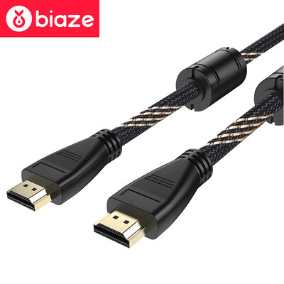 

Версия кабель 2,0 BIAZE HDMI 2K * 4K линия цифровой HD видео кабель 1,5 м 3D телевизионных проекторов ноутбук показывает кабель и Ма Хуанг сеть JD004