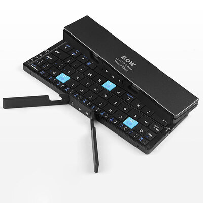 

BOW HB199 multi-device wireless folding Bluetooth keyboard black