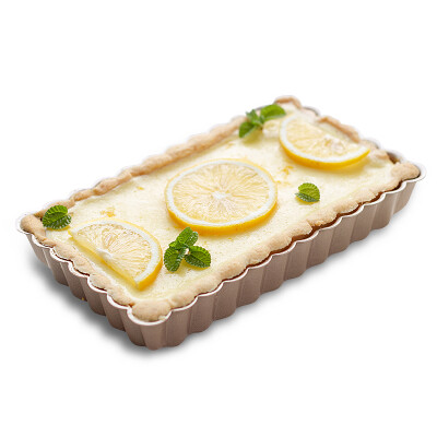 

Cook Kitchen CHEFMADE 7 inch non-stick fruit pie dish Apple tarts made rectangular rectangular tart plate 18 * 10.5 * 3cm fruit pie dish Apple tart pie pan baking mold WK9210