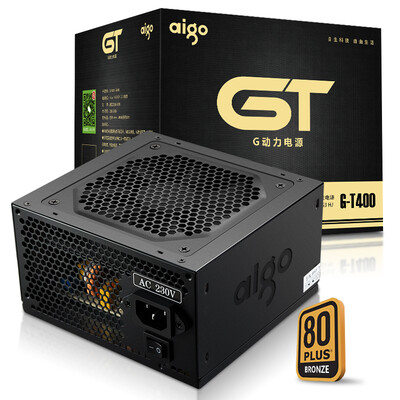 

Patriot aigo rated 400W G-T400 desktop host computer power supply full voltage bronze 85 12V high current DC-DC