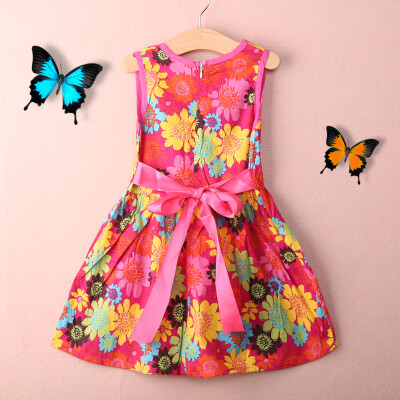 

Details about HOT! Toddler Kids Girls Summer Princess Floral Lace Pierced Party Dress Age 2-7Y