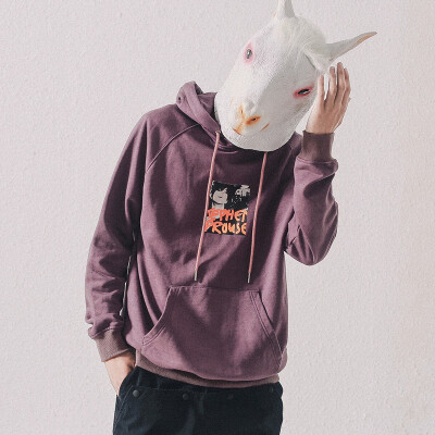 

2017 autumn new fashion men's sweater printing hooded hooded men's sweater