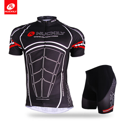 

NUCKILY mens KingKong design cycling jersey&shorts suit