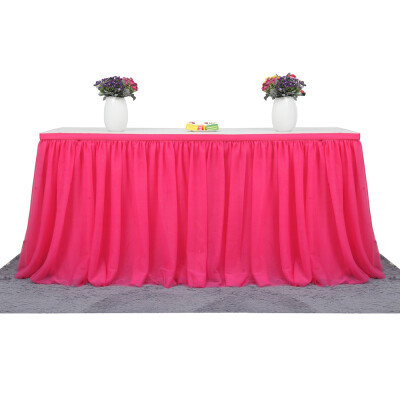 

Tutu Tulle Table Юбка Ткань для вечеринки свадебное домашнее украшение