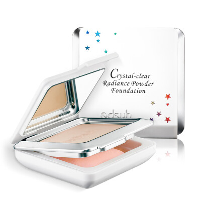 

Qdsuh crystal clear powder 3 # natural color 8g (thin nude makeup concealer oil control makeup repair