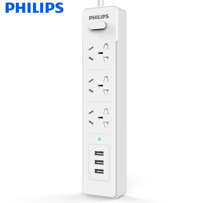 

Philips (PHILIPS) новый национальный стандарт умный 3USB 2.4A + 3 Вой 1,8 м розетки защиты от штепсельной вилки полосковой линии ребенка дверь доски / сопротивление монтажной платы SPS2312K / 93