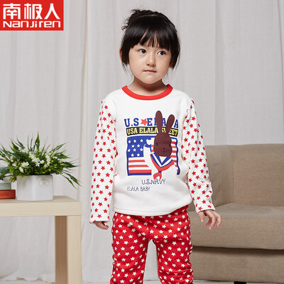 

Antarctic Nanjiren children underwear boys&girls autumn&winter thicken brushed warm underwear Qiuqiu pants sets Tibetan youth 120