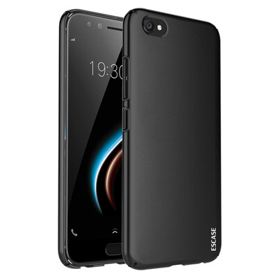 

ESCASE естественной X9 телефона оболочка мобильного телефона наборы естественного VIVO X9 случая телефона серия краски все включена кожа чувствовать кожу чувствовать себя черную твердую оболочку