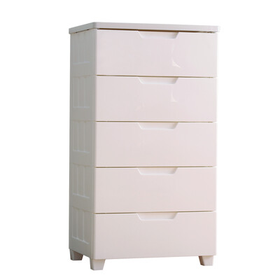 

Alice IRIS environmentally friendly material closed 5 storey cabinet finishing cabinet locker wardrobe MG555 white yellow