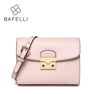 

BAFELLI сплит кожаный лоскут женщин плеча мешок Crossbody Сумки Красный розовый bolsa mujer Женские сумки Дизайнер Сумка 7 цветов