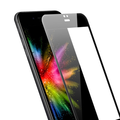 

3D Rewan Vale VALEA Apple 7plus tempered film iPhone 7 plus tempered film 3D full-screen coated tempered high-definition mobile phone protective film black