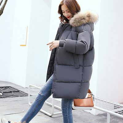 

2017 new cotton women in the long paragraph loose bf winter cotton jacket students jacket small jacket