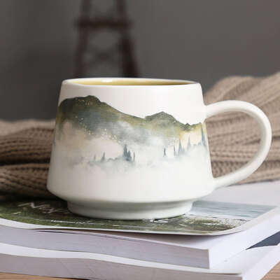 

A Ting ландшафт керамическую кружку кофе в серии 12 оз.