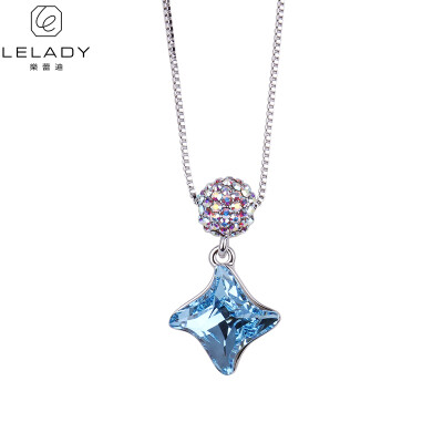 

Lelady Crystal necklace Light luxury fashion windmill pendant necklace women