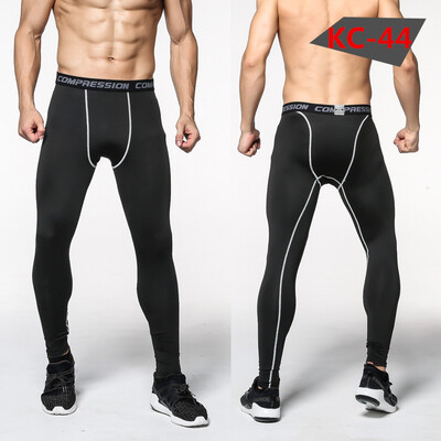

Men Compression Pants Tights Casual Bodybuilding Mans Trousers Brand Camouflage Army Green Skinny Leggings