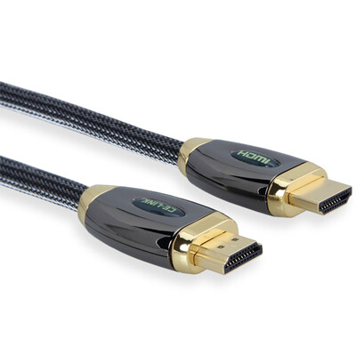

CE-LINK HDMI cable high-definition cable 3 meters computer HDTV monitor projector line support 4K * 2K zinc alloy braided mesh 2391