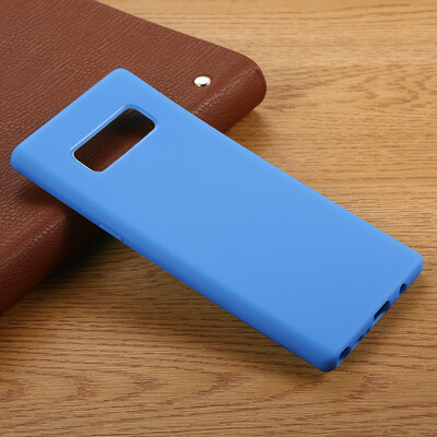 

Benks Samsung Note8 phone case note8 all-inclusive protective shell drop simple mobile phone shell matte thickening protection soft shell blue