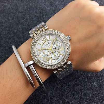 

Classical Roman Style Design Ladies Watches Contena Fashion Women Quartz-Watch Luxury Full Stainless Steel Wristwatches