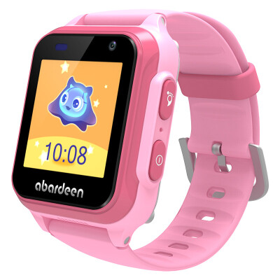 

Abardeen abardeen V118 children&39s phone watch camera positioning waterproof 4G video call smart watch phone chubby pink