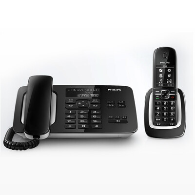 

Philips (PHILIPS) DCTG492 голос отчетности / черный список / DND / ECO энергосберегающий беспроводной телефон / стационарный телефон Беспроводной телефон / стационарный телефон фото черный