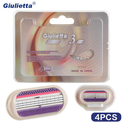 

Giulietta Women Razor Armpit Hair Removal Stainless Steel Blade Material 3 Layer GF2032