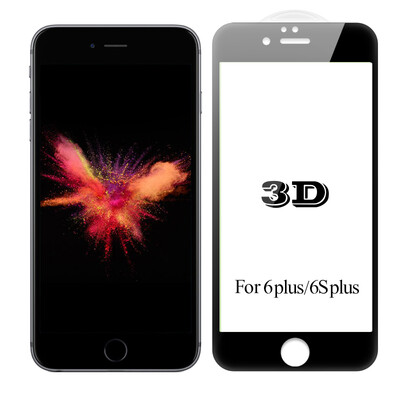 

【3D Rewan】 Wally (VALEA) Apple 6 / 6s плюс закаленная пленка iPhone 6s / 6 плюс закаленная пленка 3D полноэкранный фильм с закаленной пленкой HD-пленочный черный