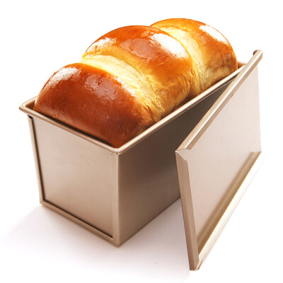 

【Jingdong Supermarket】 Cooking Kitchen CHEF MADE Toast Box 450g Non-stick Corrugated Slip Toast Box Bread Mold Oven Tools Champagne Gold WK9054